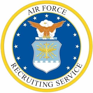 Stickers US Air Force Recruiting Service United States Military Armed Forces for Car, Truck, Window, Laptop, Bumper – Waterproof & Durable (5)