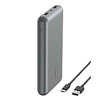 Belkin Caricabatterie portatile USB-C 20K, power bank 20000mAh con ingresso/uscita Type