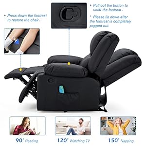 Loveseatreclinerwithheatmassagefunctionrvcouchwallhuggerrecliningsofamodernmanualfauxleathercontrolhometheaterseatingblack2 Urban Country Home Decor Loveseat recliner with heatmassage function rv couch wall hugger reclining sofa modern manual faux leather control home theater seating black 2 urban country home decor