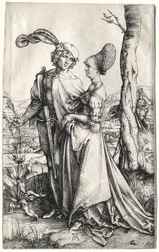 Cuadro la Passeggiata de Albrecht Dürer decoración de paredes 60x90