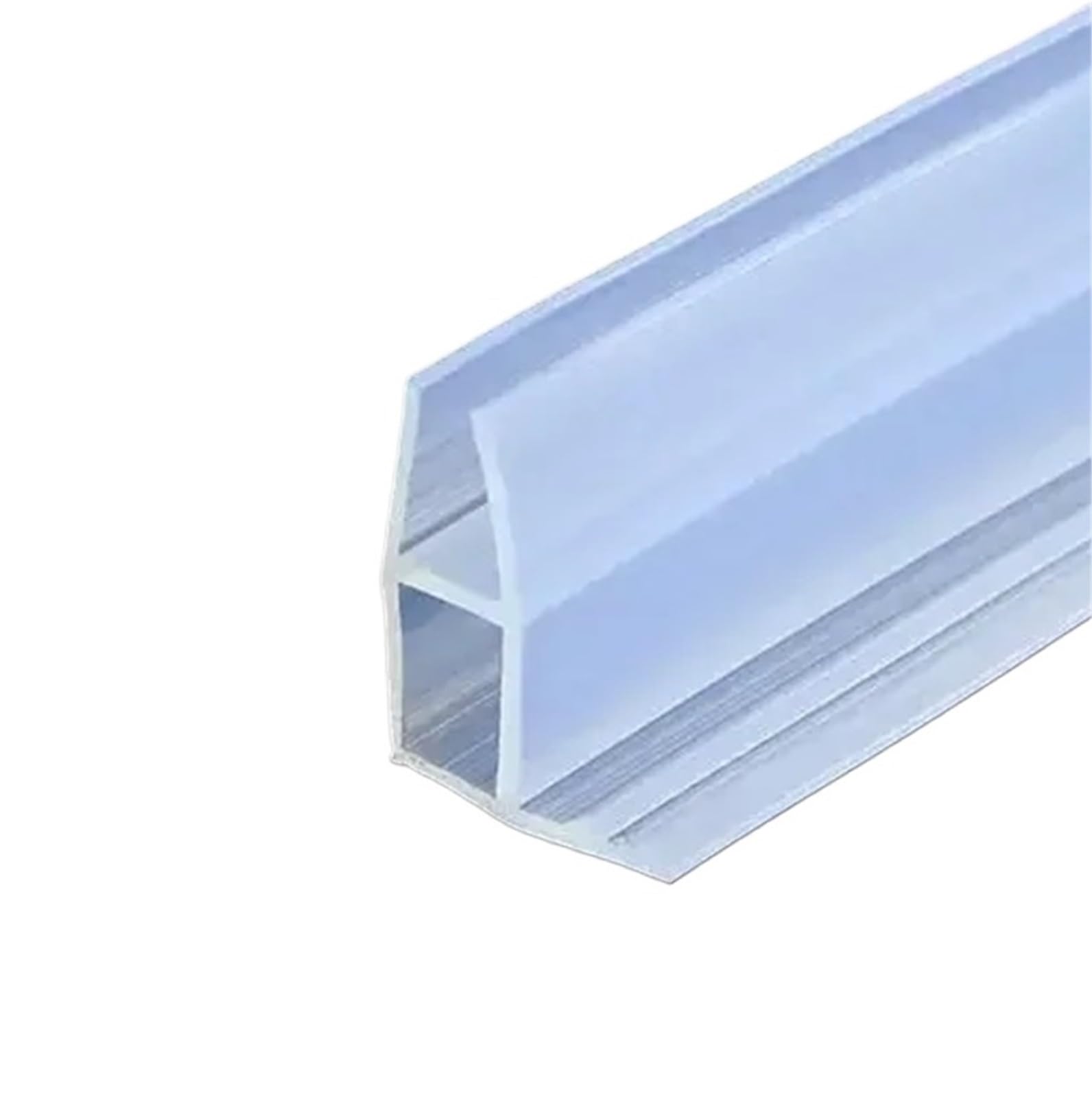 Tira Sellado Tiras De Sellado For Puertas Vidrio En Forma H/F/U, Silicona, For Baño, Ducha, Burletes, Cinta(Corner,4.0m,6mm)