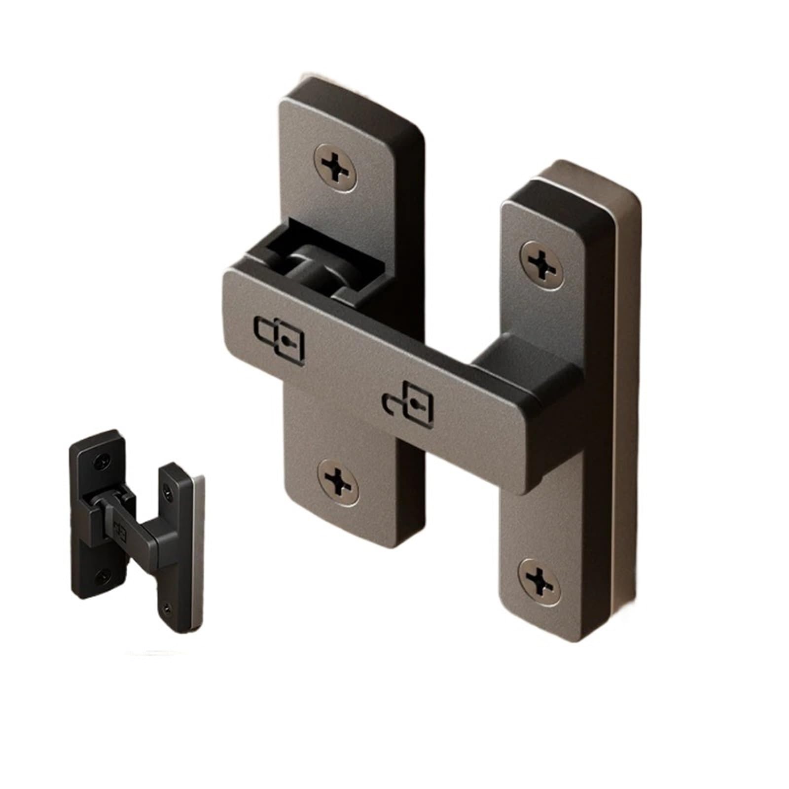 Serrure de porte intérieure sans poinçon pour rénover une pièce en applique