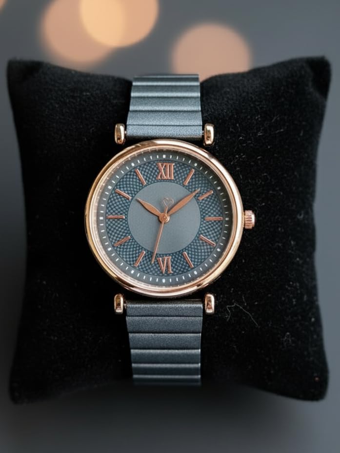 Image of AMERICANVIBER Women's Green Analog Wrist Watch - Elegant Round Dial, Modern Adjustable Strap, Stylish Lightweight Casual & Office Wear Watch for Girls & Ladies, Perfect Daily Use Fashion Accessory