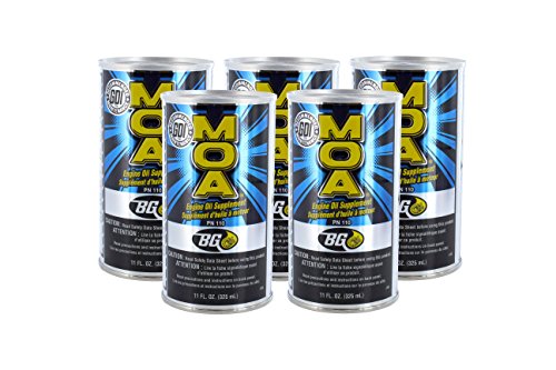 5 - Pack Bg MOA Motor Oil Additive (5) 11oz. Cans