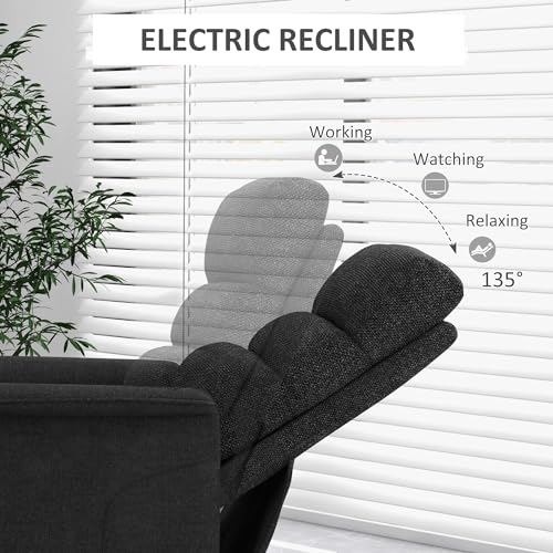 Sillón plegable negro con tela de poliéster miniatura 5