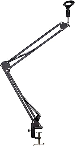 Miniatura 3 de ChromaCast Pro Series - Soporte de escritorio ajustable para micrófono de 38 pulgadas con suspensión de pluma, incluye clip para micrófono