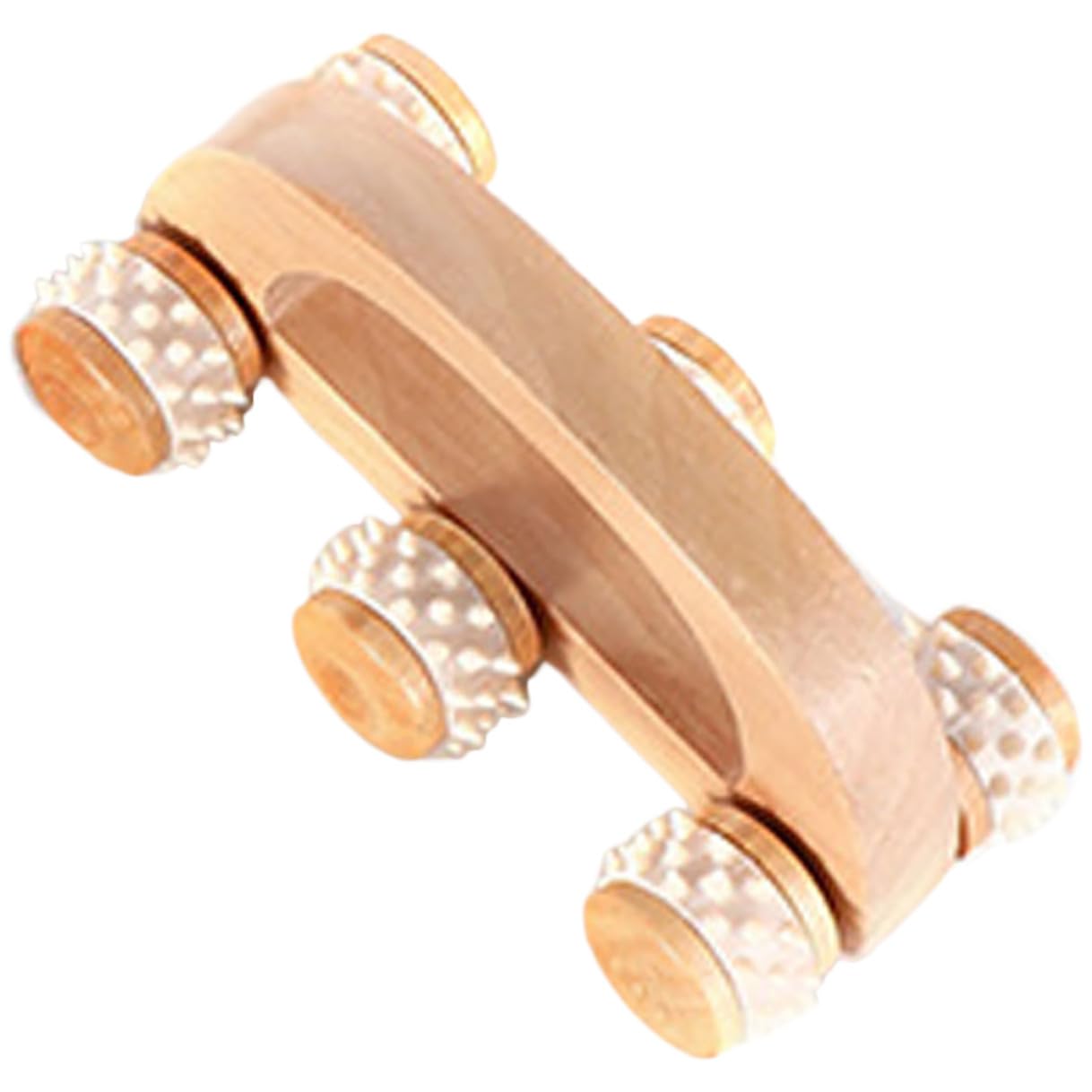 ibasenice Masajeador de Madera Portátil para Cuerpo Masaje Manual para Cuello Espalda Piernas y Relajación Muscular Herramienta Práctica para Liberar Tensión y Nudos Musculares
