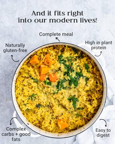 Image of Indic Roots Jain Khichdi |Instant Ready to Eat Full Meal |No Preservatives, All Natural, Packed Food with no Onion Garlic |Gluten Free MRE Food - 55 gm (Pack of 1)