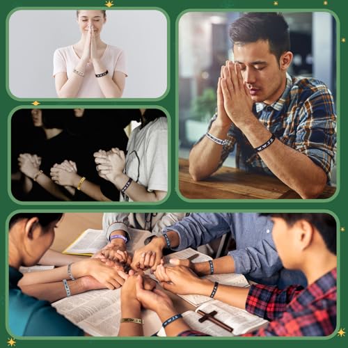 XunYee 160 Pcs WWJD Webbing Bracelets What Would Jesus Do Christian Gifts Adjustable Religious Bracelets for Church Women Men (Bright Color)4