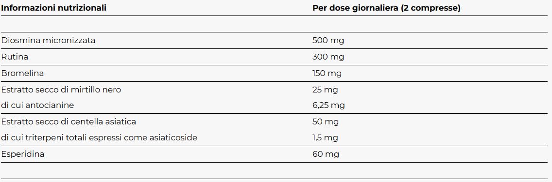 Yamamotò Microcircolo 30 compresse,Contrasto alla fragilità capillare,Contrasto al gonfiore degli arti inferiori