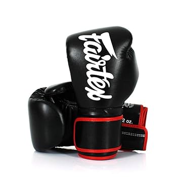 FAIRTEXボクシンググローブ BGV14 黒 10oz 新品 Fairtex BGV14 Muay Thai Boxing Microfibre Gloves for Men