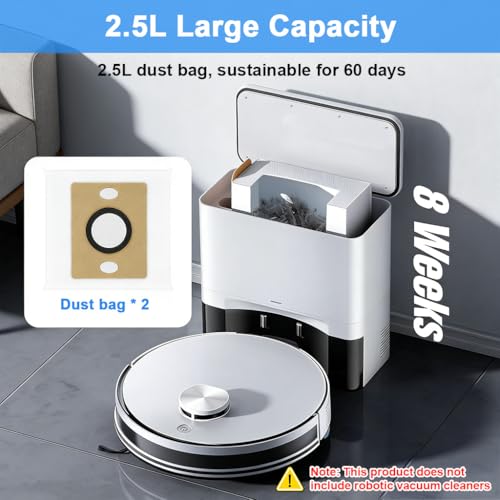 Image of HASTHIP 9Pcs Replenishment Kit, Replacement Accessories for ILIFE A30 Pro / A30 Vacuum Cleaner, Replacement Parts with 2 Filters, 2 Side Brushes, 2 Mop Cloth, 1 Main Brush, 2 Dust Bag