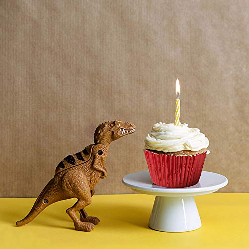 Image of Red Foil Cupcake Liners,GOLF 100 Pack Metallic Baking Cups Standard Size