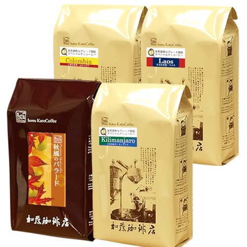 加藤珈琲店 感謝 の 珈琲 福袋（秋・Qコロ・Qタン・Qラオ） ＜挽き具合：豆のまま＞のサムネイル