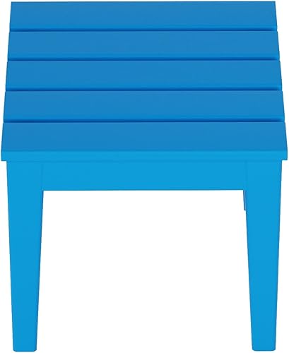 Vista 197 de WestinTrends Dylan Adirondack - Mesa auxiliar redonda para exteriores, color negro