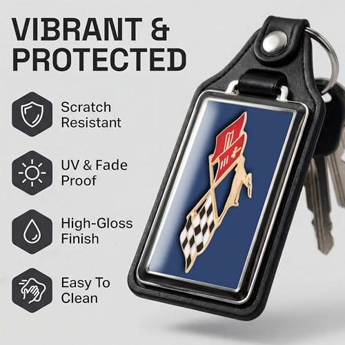 Image of Brotherhood Car Key Chain for Impala - Classic Models Keychain for Men and