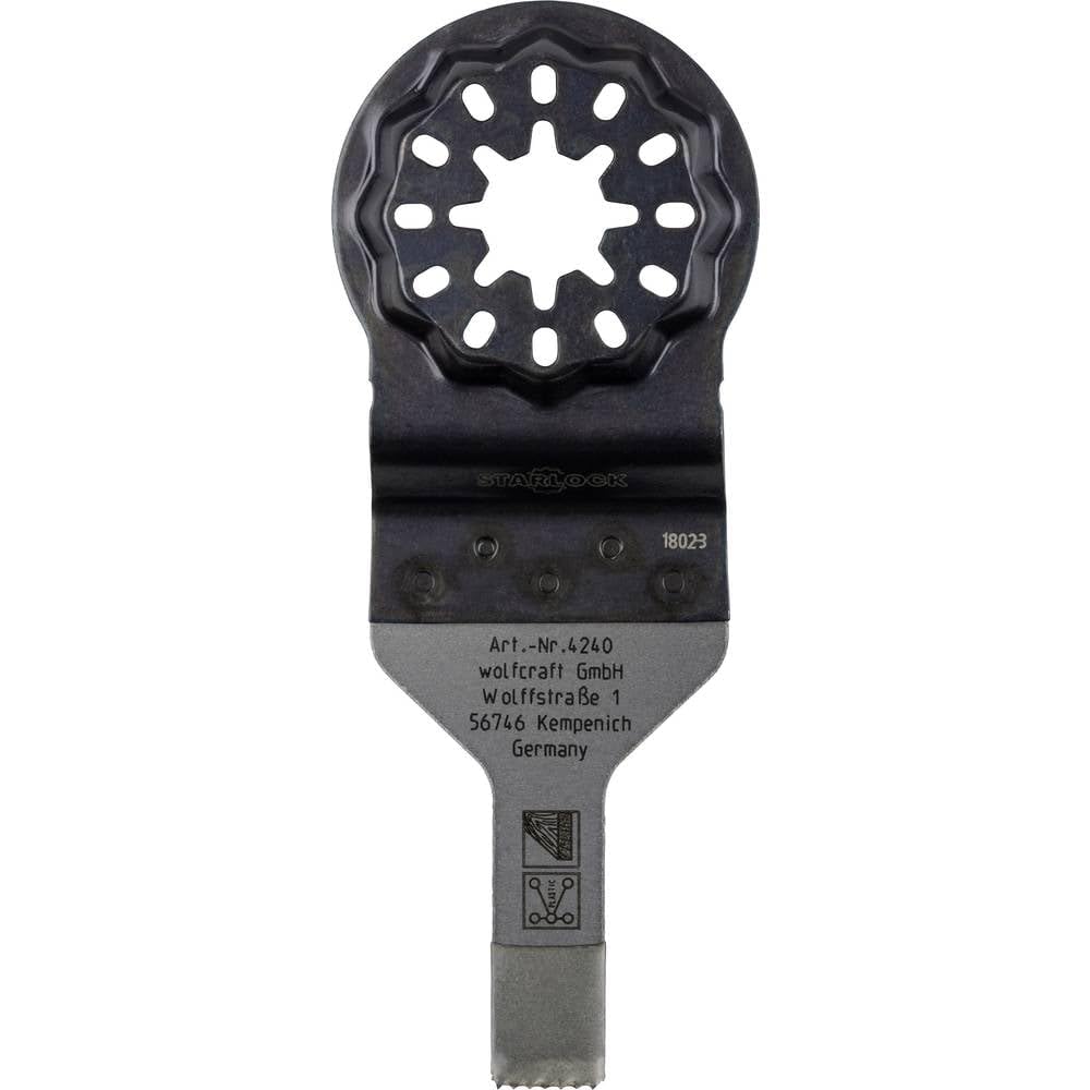 wolfcraft BIM Pushcut Saw Blade “Expert”, STARLOCK receptacle, wood, non-ferrous metals, gypsum plasterboards