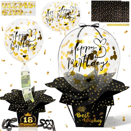 YeahBoom Boîte surprise anniversaire cadeau,Tirette pour l'argent liquide,Coffret cadeau argent,Boîte surprise,boîte cadeau surprise pour anniversaire,...