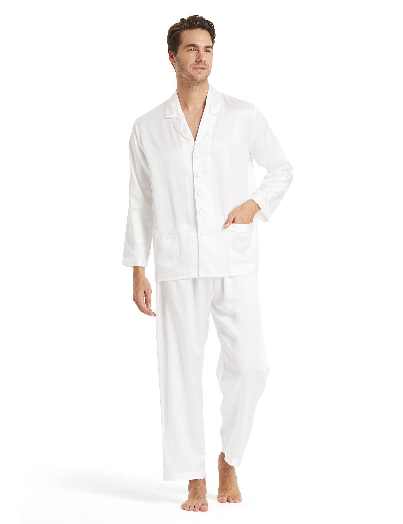 LilySilk 100% Silk Pajamas for Men