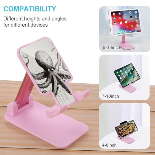 Support de téléphone réglable en forme de pieuvre avec structure compacte et pliable