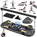 Pilates Board, Pilates Portable Reformer Machine 2025 for Home Workout, 7 in 1 Multifunctional Abdominal Board, Foldable Abs Trainer Machine, Pilates Core Workout Equipment for Women (Black)