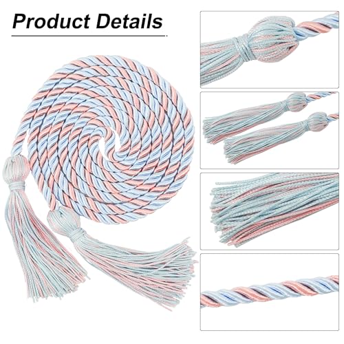 Image of GraduationMall Graduation Honor Cord 68 inch SkyBluePink