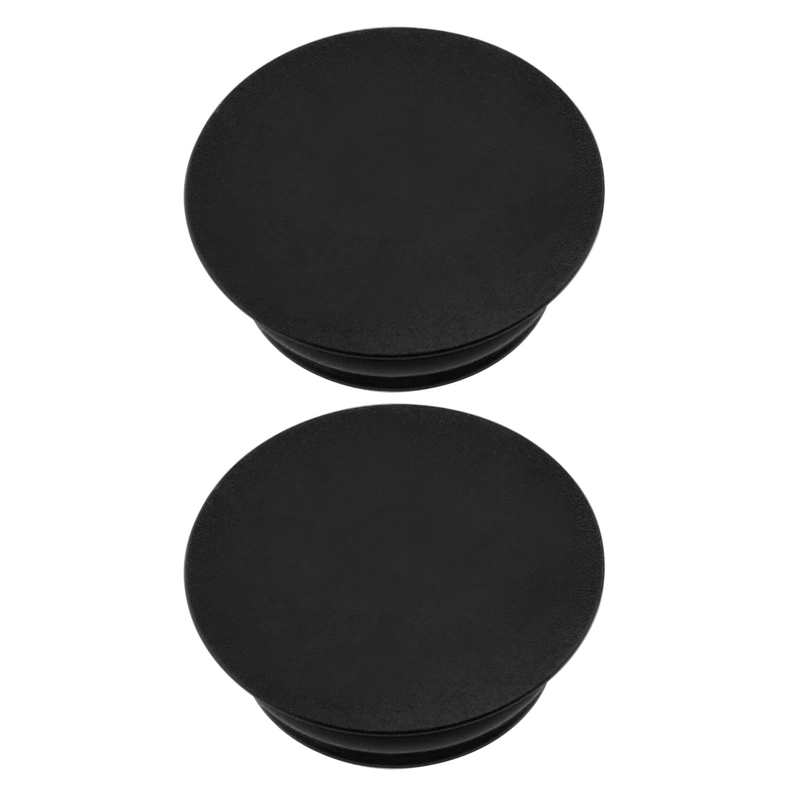 SING F LTD 2Pcs Crankset Dust Cover with Rubber Ring Mountain Bike Crankshaft Dust Cover Aluminum Alloy Center Shaft Cap Bike Accessories Mounting Hole 22-25mm Black