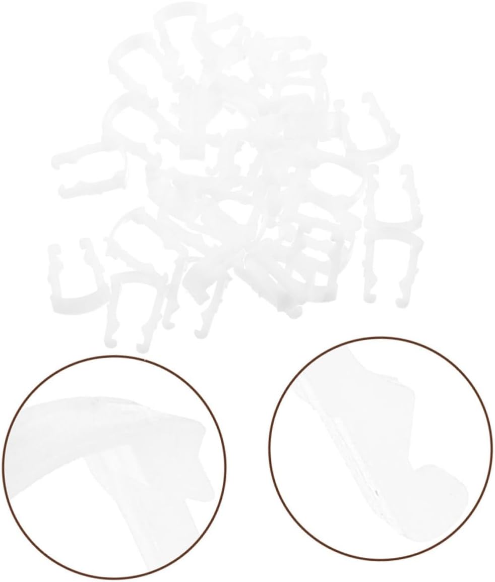 PRETYZOOM 200Pcs Fuel Line Retainer Clips Durable Type Hose Clips for Automotive Fuel Hose Connections Easy Installation Compatible with Fuel Filters and Tubing Reliable Fixation