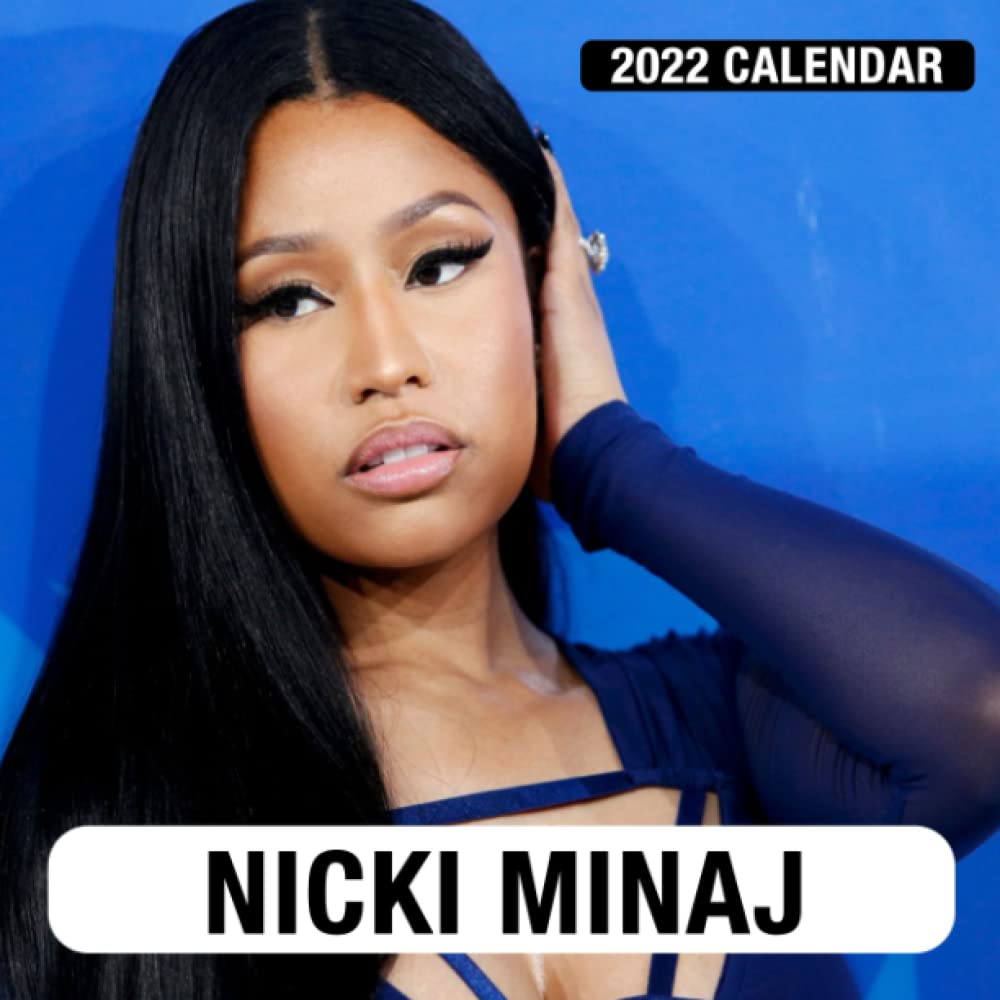 Nicki Minaj Calendar 2022: January 2022 - December 2022 OFFICIAL Squared Monthly Calendar, 12 Months | BONUS 4 Months 2021