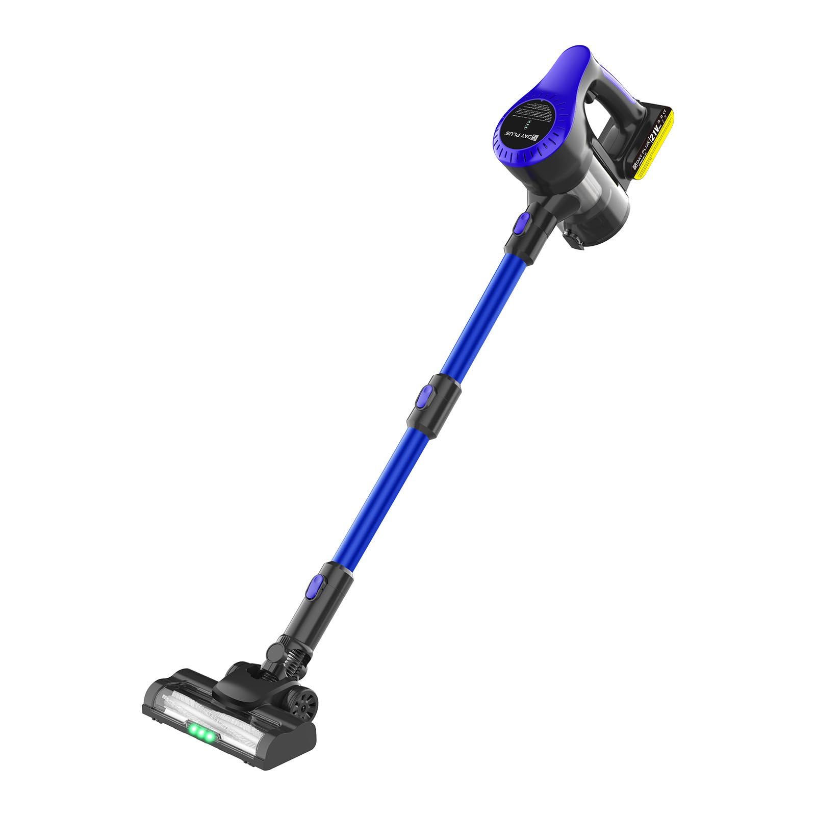 Aspiradora inalámbrica con batería, 140 W/40 KPa, aspiradora con batería, aspiradora eléctrica, escoba con luces LED y estación de carga, aspiradora inalámbrica ligera para suelos duros, alfombras
