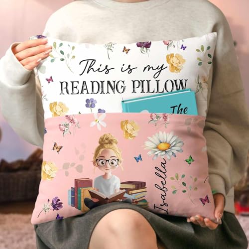 Almohada de lectura poliéster 45.7x45.7 cm multicolor miniatura 3