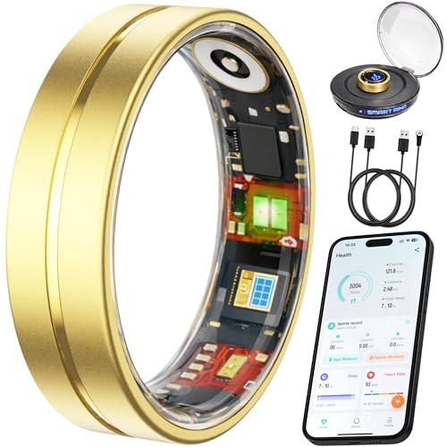 VIVIYO Smart Ring Health & Fitness Tracker for Men and