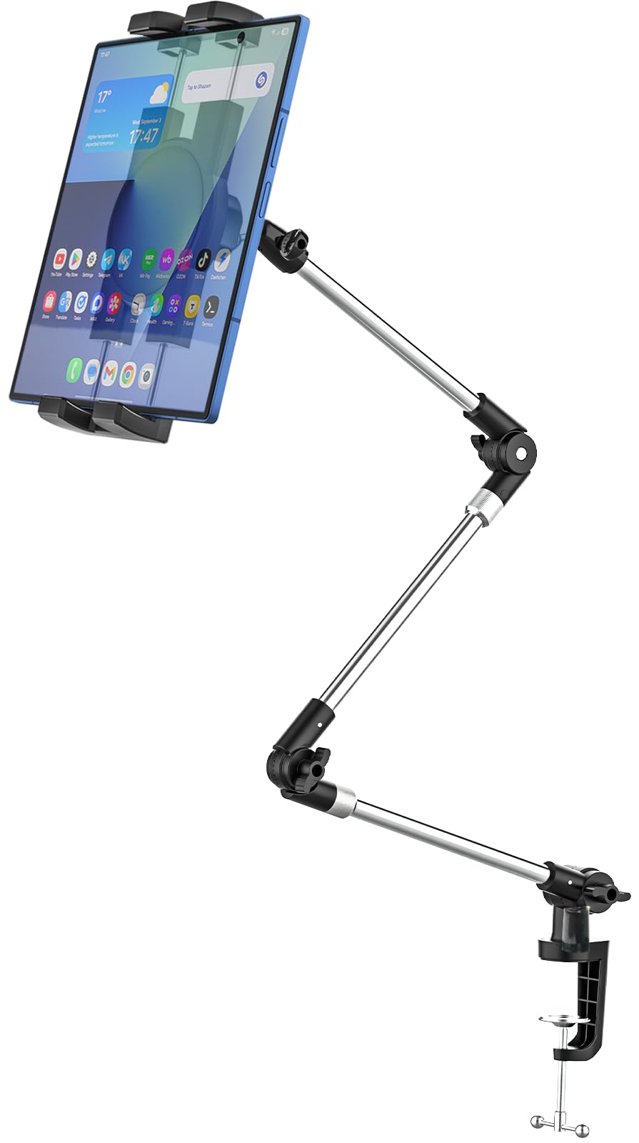 Verstellbare Tablet-Halterung, Handyhalterung Schreibtisch