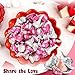 Kisses Milk Chocolate & Strawberry Ice Cream Mix – 1 lb Bag (Approx. 95 Pieces) in Silver & Pink Foils – Perfect Valentine's Day Candy for Gift Bags, Candy Bowls, Party Favors, and Baking Decorations