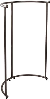 Half Round Clothing Rack in Vintage - 37.5 W x 55 H Inches