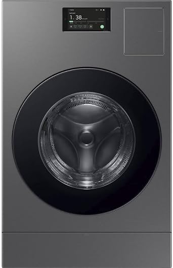 SAMSUNG WD53DBA900HZ Bespoke 5.3 Cu. Ft. Dark Steel Front Load All-in-One Washer/Dryer Combo
