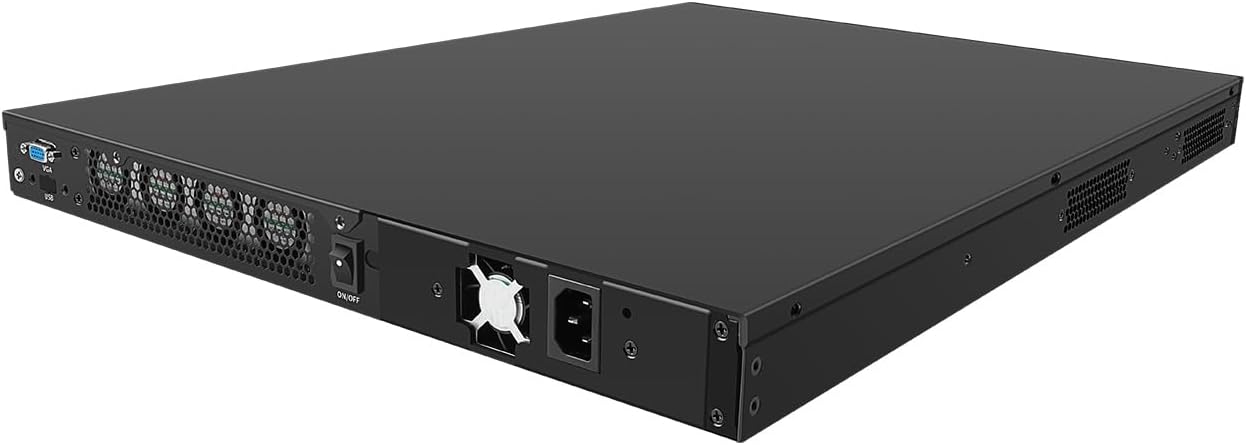 1U Firewall Appliance XEON Server with IPMI, OPNsense, VPN, 2 x E5 2699 V3, RJ66, C612, 2 x I210 I211 LAN, 4 x X710 SFP+, 6 x I226-V LAN, 0 RAM, 0 Storage, Barebone No System