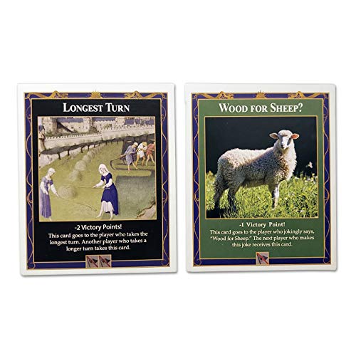 Wood for Sheep and Longest Turn Penalty Cards an Unofficial Expansion Compatible with Settlers of Catan, Cities and Knights, Traders and Barbarians, Seafarers, and 5-6 Player Catan Extensions
