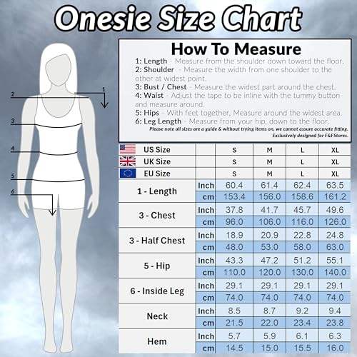 Disney The Nightmare Before Christmas Damen Fleece Onesie mit Kapuze, Schlafanzug Einteiler (Mehrfarbig, S)