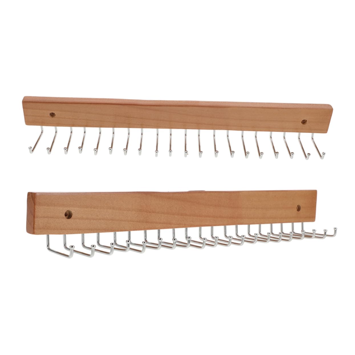 MAGICLULU Eisen Krawattenhalter und Krawattenorganisator 2 Stück mit 20 Haken Wandmontierter für Multifunktional und Platzsparend Schlafzimmer und Kleiderschrank