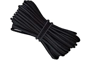 1/8 Inch Stretchy Black Elastic Rope: A Versatile Companion for DIY Crafting