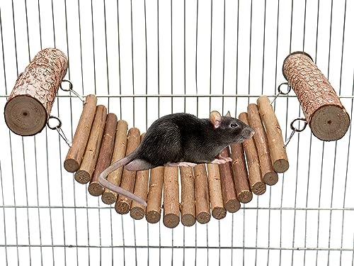 Rat-Ladder-Bridge-Toy-Natural-Wood-Hamster-Suspension-Bridge-Parrot-Ladder-Bridge-Toy-Chinchilla-Climbing-Toys-Small-Animals-Cage-Accessories-Suitable-for-Parrot-Rat-Hamster-Guinea-Pig