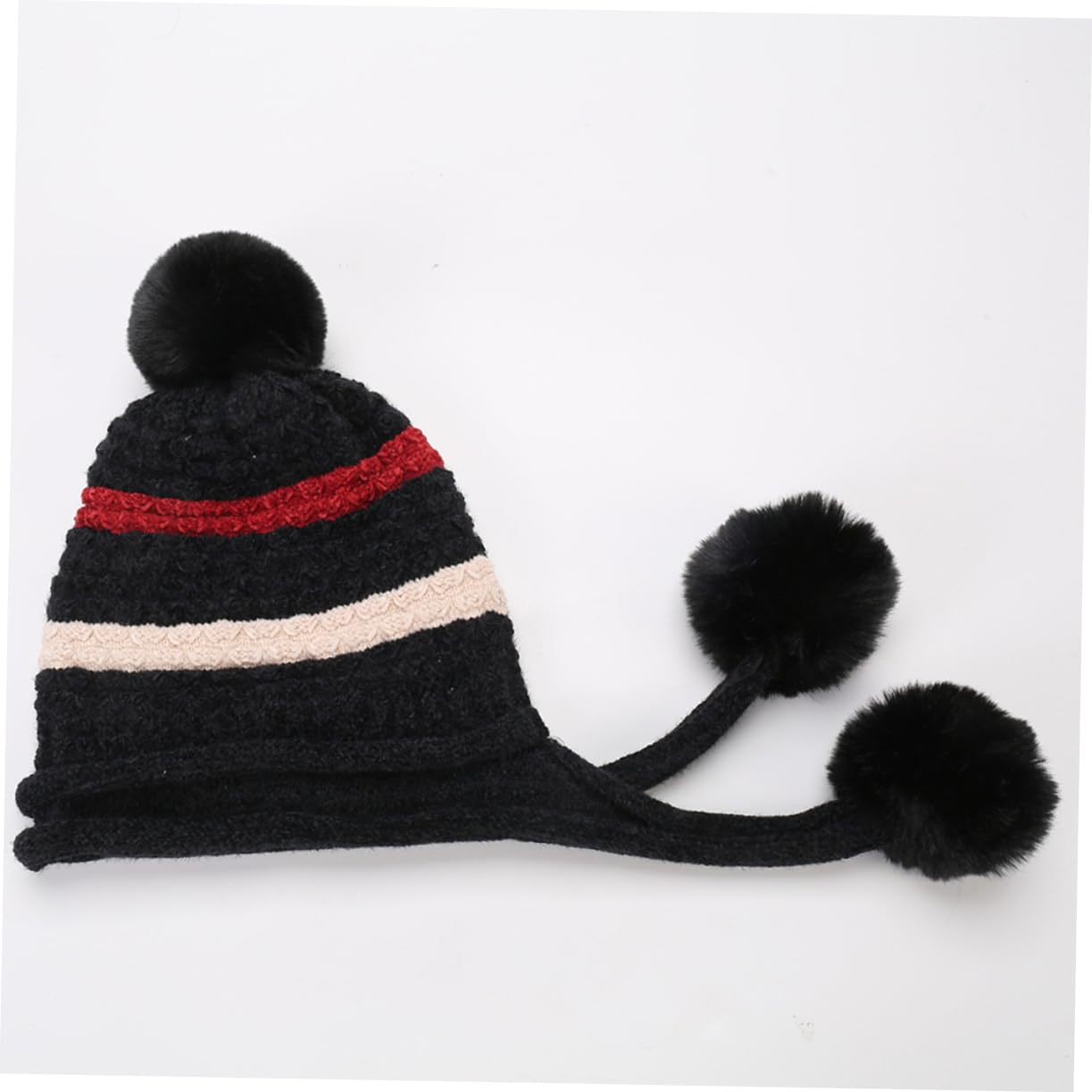 SHERCHPRY 3 gorros para bebés, orejeras para bebés, gorro con orejeras, gorro para niñas, gorro peruano, gorro de punto