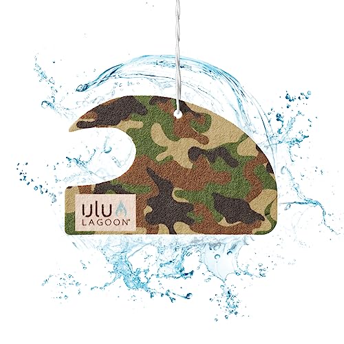 Image of Ulu Lagoon Coconut Surf Wax Scent Mini Wave Air Freshener (Camo)