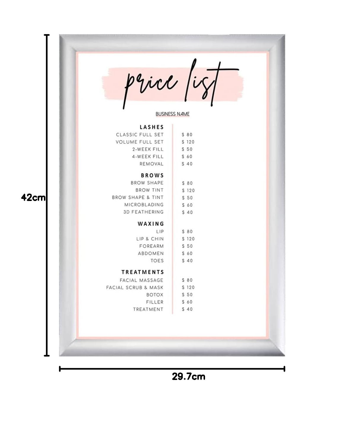 Albyco Cornice Alluminio A3 29.7 x 42 cm 20mm