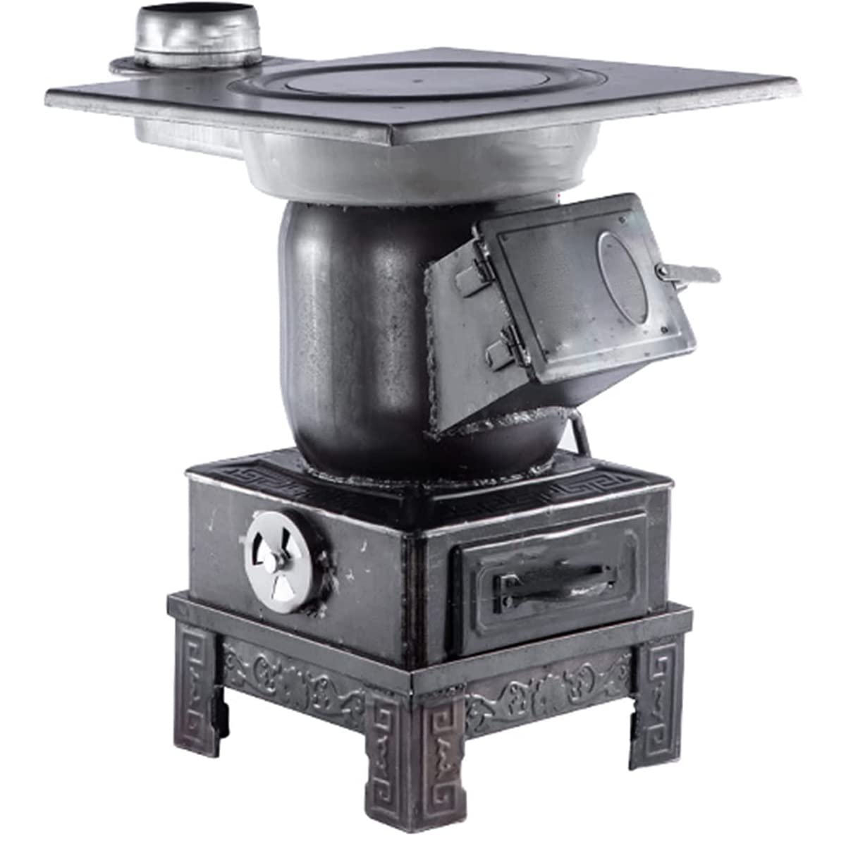 Wzson Multifunctional Removable Outdoor Camping Stove Cast Iron