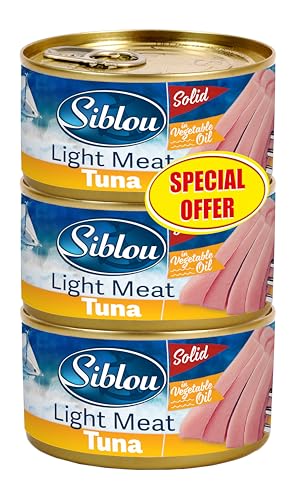 Siblou Light Tuna in Vegetable Oil 160g - Triple Pack