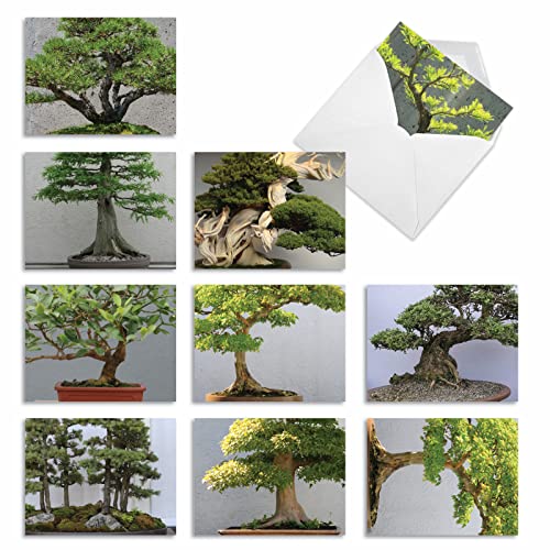 The Best Card Company - 10 Bulk All Occasion Note Cards for Men and Women (4 x 5.12 Inch) - Blank...