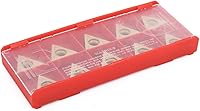Vista 4 de KENANLAN 10 Uds TCMT 16T304 Triangular Tungsteno Acero Carburo Hoja Inserción CNC Herramienta de Torneado, Insertos de Carburo de Torno de Metal