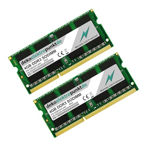 Mémoire RAM DDR3 PC3 So-DIMM 8Go Kit 2x4Go Toshiba Satellite C655D - 2